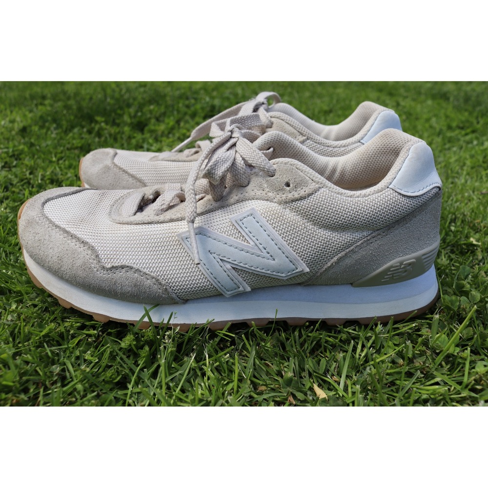 New Balance 515 Womens Sneakers Light Grey Suede Mesh WL515GR3 Size 7.5 - Picture 3 of 7
